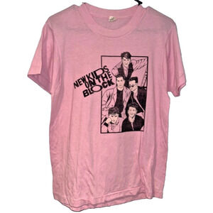 New Kids On The Block Pop Music NKOTB 1980s Tshirt Medium VTG 80s